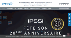 Desktop Screenshot of ecole-ipssi.com